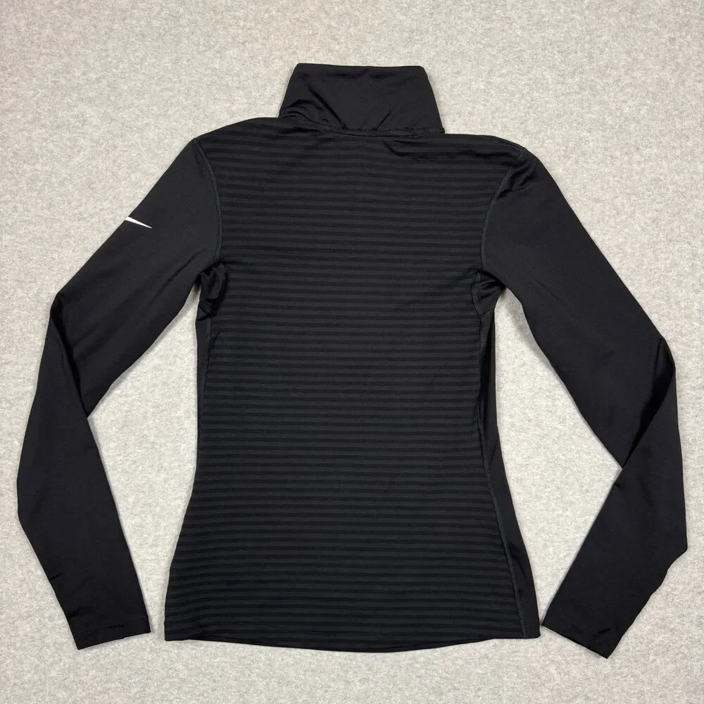 Nike Pro Warm Dri-FIT Fleece-Lined Half-Zip Training Top Women's Running- Medium - Picture 2 of 7